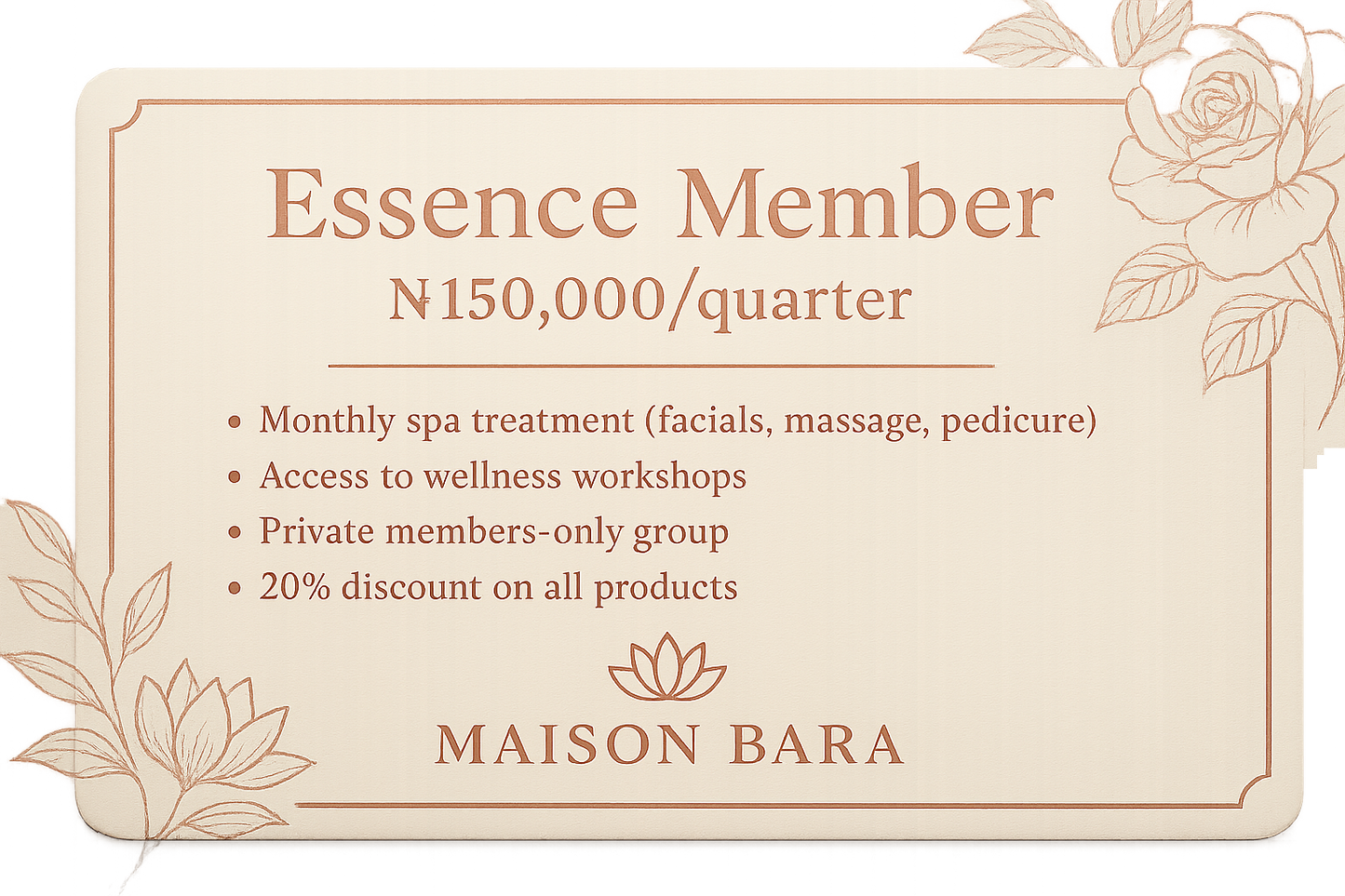 Essence Member Card
