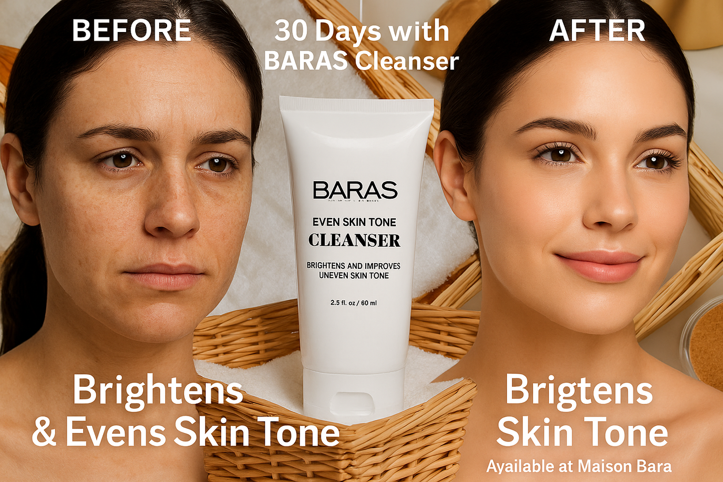 BARAS Cleanser Before and After