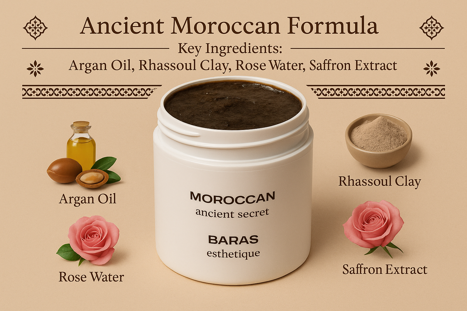 BARAS Moroccan Ancient Secret Ingredients Highlight