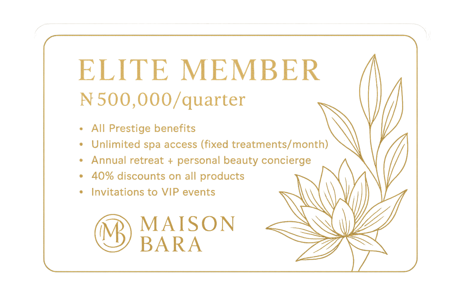 Elite Member Card