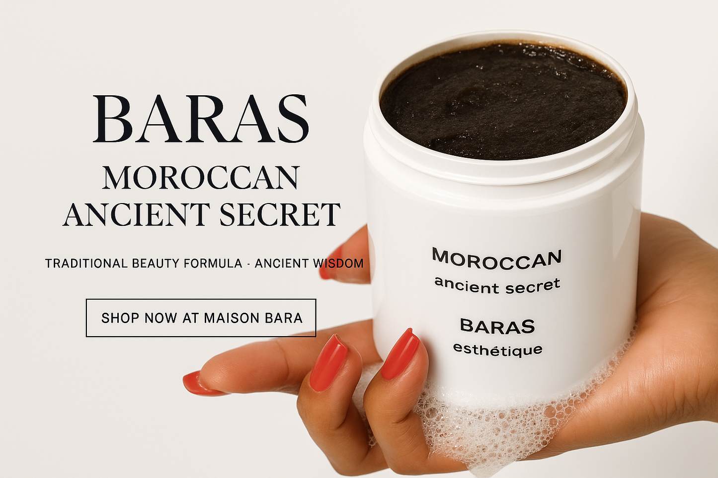 BARAS Moroccan Ancient Secret Website Hero Banner