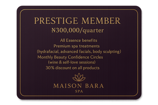 Prestige Member Card